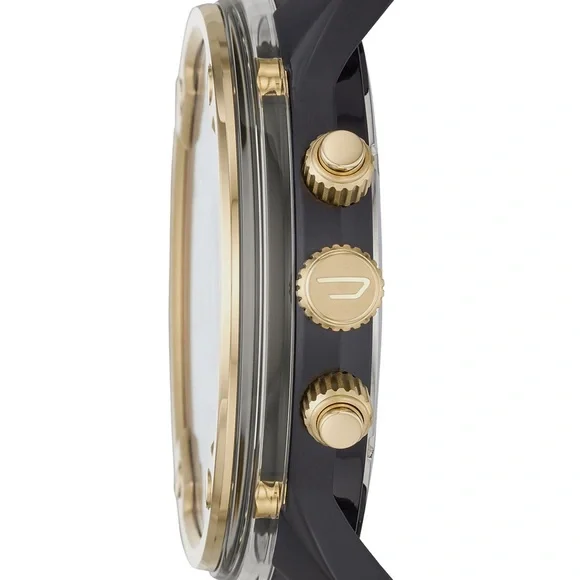 Diesel Black and Gold Men's Watch